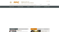 Desktop Screenshot of ppic.org